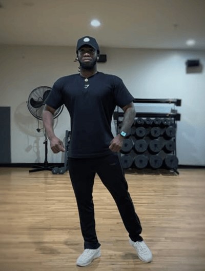Julio Daley at the gym Julio Daley at the gym